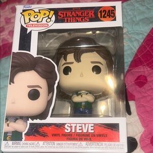 Funko Pop Steve Figure with Brown Hair STRANGER THINGS